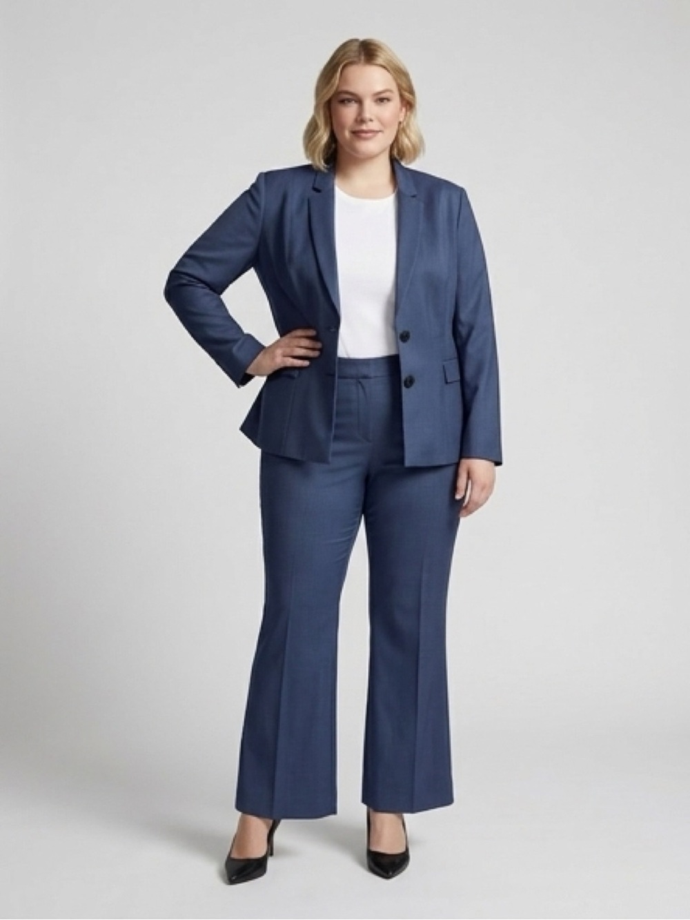 Boss Women's Navy Blue Tailored Blazer & Trousers